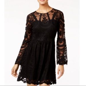 American Rag Embroidered Lace Fit & Flare Dress
